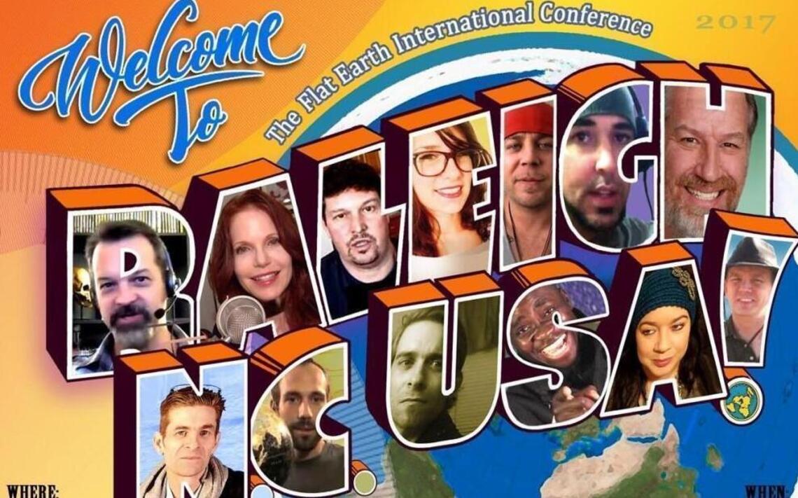 They believe the Earth is flat. And they’re coming to Cary with a collection of conspiracies.