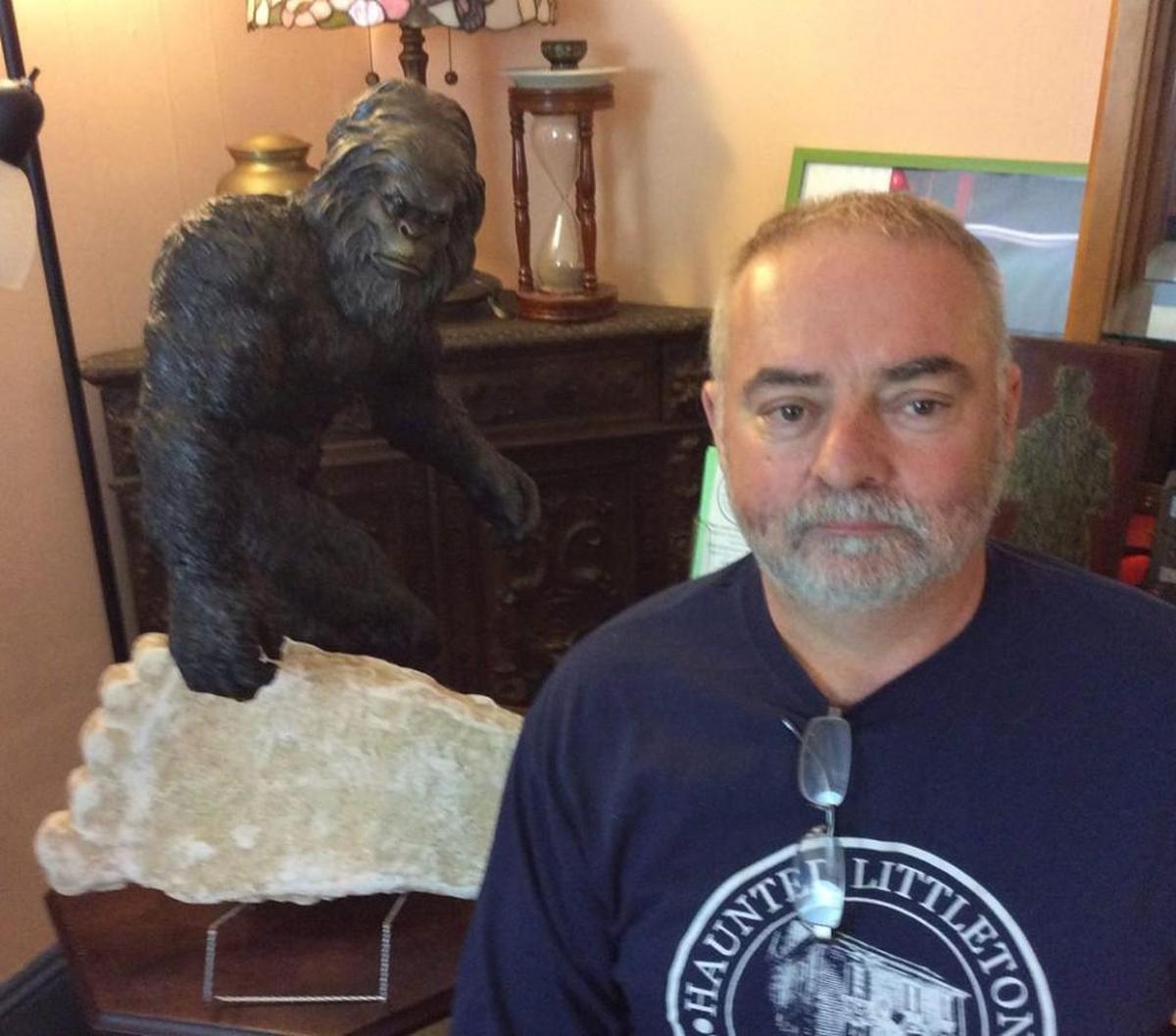 Stephen Barcelo invites the public to tour his Bigfoot and paranormal museum in Littleton, where his family is restoring what they believe to be a ghost-infested house.