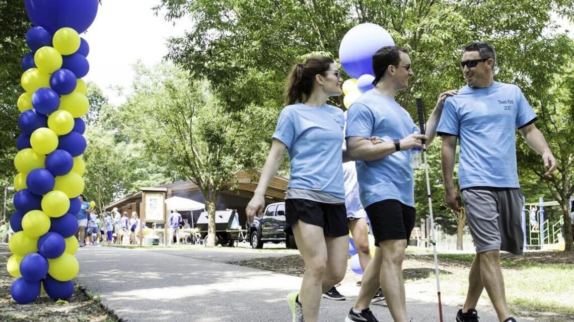 Hundreds walk at N. Raleigh park to fight blindness