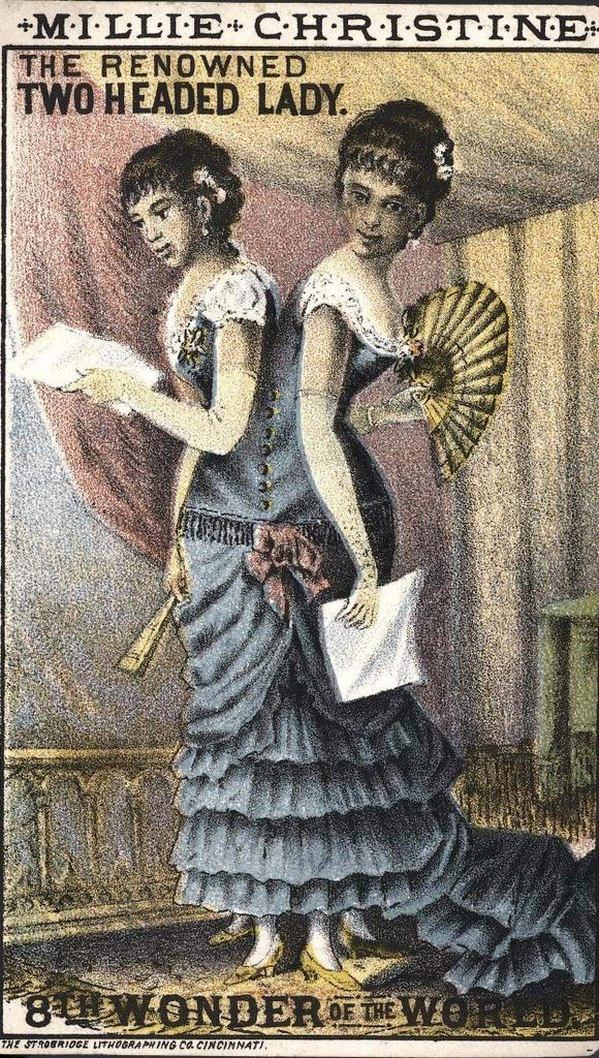 Millie-Christine McCoy, born conjoined twins in Columbus County, spent their lives traveling and performing around the world, bought from slaveowners to become a profitable attraction. They sang for Queen Victoria, likely the only residents of 19th-century Columbus County to have done so.