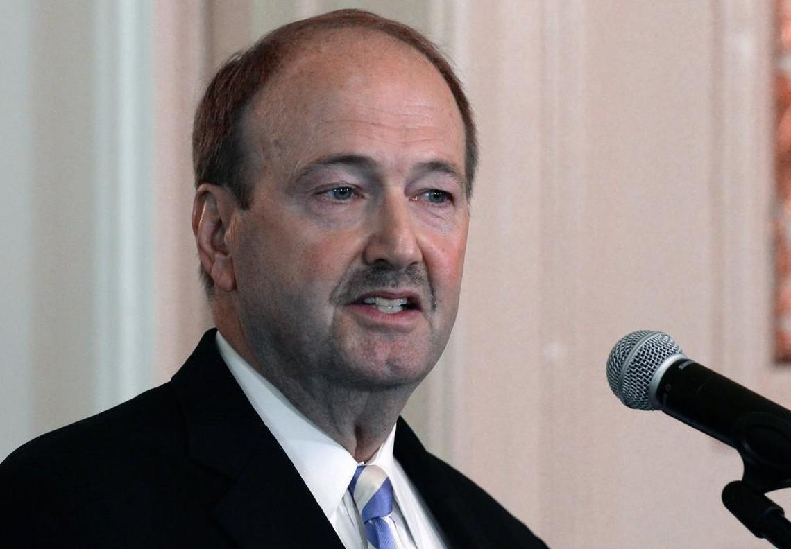 Robert Schurmeier, director of the State Bureau of Investigation, speaks in 2016 after his nomination by then-Gov. Pat McCrory.