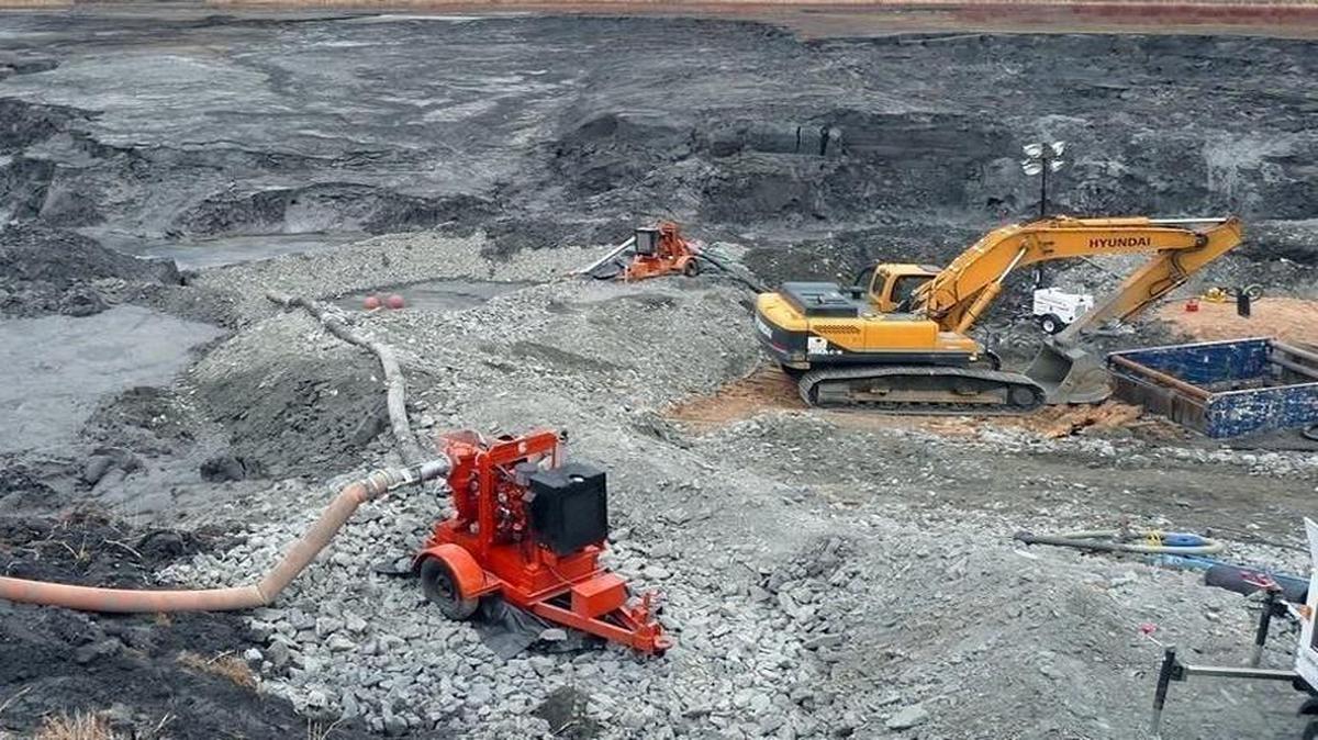 A concrete pipe below this coal ash impoundment at the Dan River Power Plant in Eden, North Carolina,  failed, releasing coal ash and ash pond water into the Dan River in 2014.