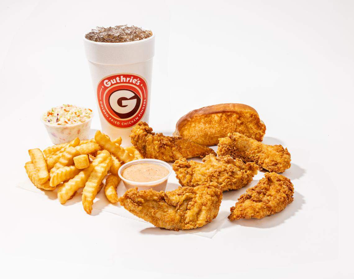 Guthrie’s, a chicken finger restaurant, is opening its first location in North Carolina soon.