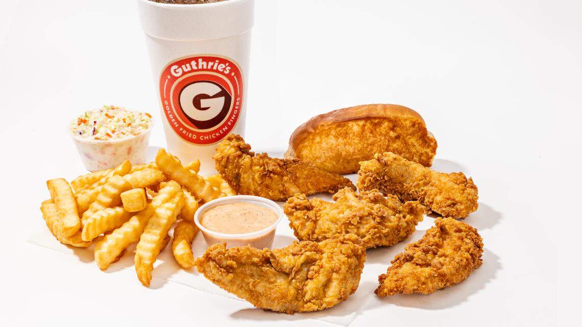 Guthrie’s, a chicken finger restaurant, is opening its first location in North Carolina soon.