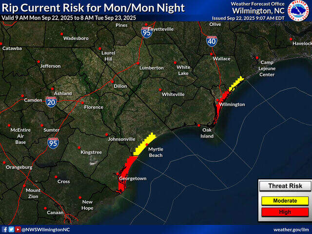 Nc Rip Currents Hurricane Gabrielle updates: Swells, rip currents in NC | Raleigh News ...