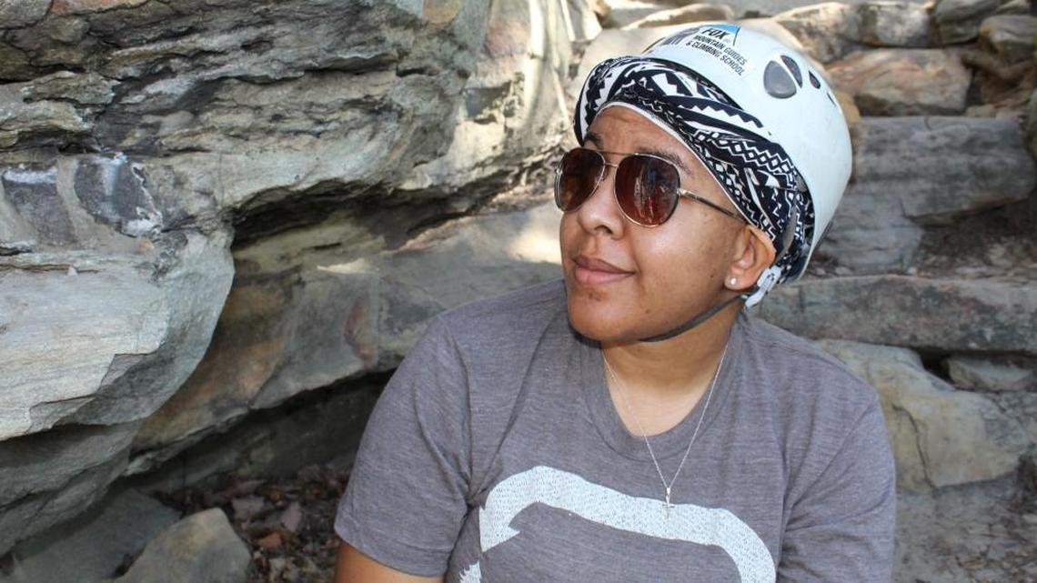 The Be Loud! Sophie Foundation organized a rock-climbing outing earlier this year for young people fighting cancer at UNC Hospitals.