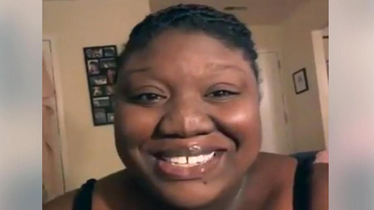 A screen shot of Courtney Bailey’s video post on Facebook about her encounter with a Durham police officer.