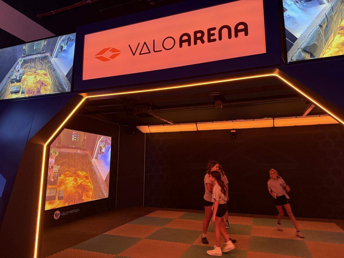 The Valo Arena mixed-use playground offers several multiplayer games.