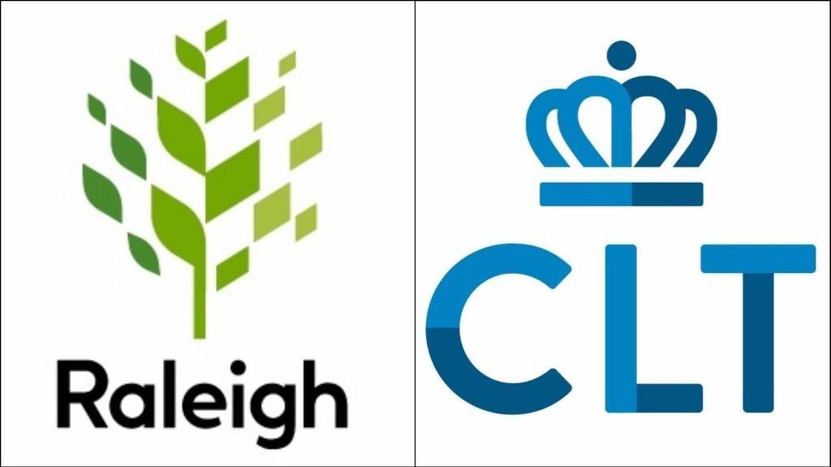 Raleigh and Charlotte unveiled new logos within a week of each other.