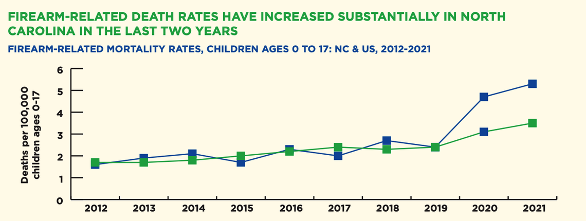 Firearm-related deaths “skyrocketed” in 2020 and 2021, the task force’s report found.