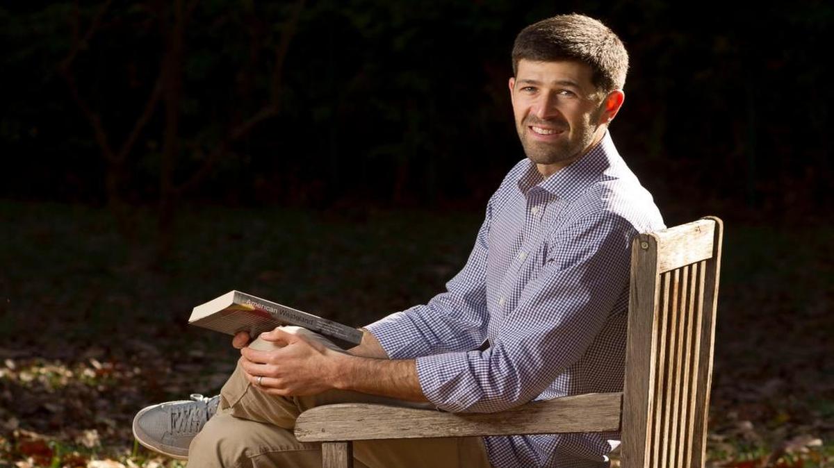 Jonathan Bloom, author of “American Wasteland”, photographed at his home in Durham, N.C. on Friday, November 20, 2015.