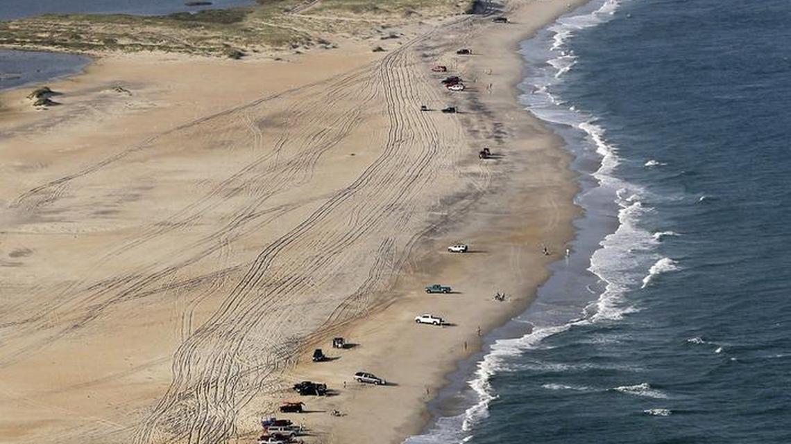 Cape Point on Hatteras Island is crowded with fishermen in this photo looking north from September 2011. NC Attorney General Josh Stein has assembled a coalition of attorneys general from across the country to oppose President Donald Trump’s plans to open more ocean waters to offshore drilling.