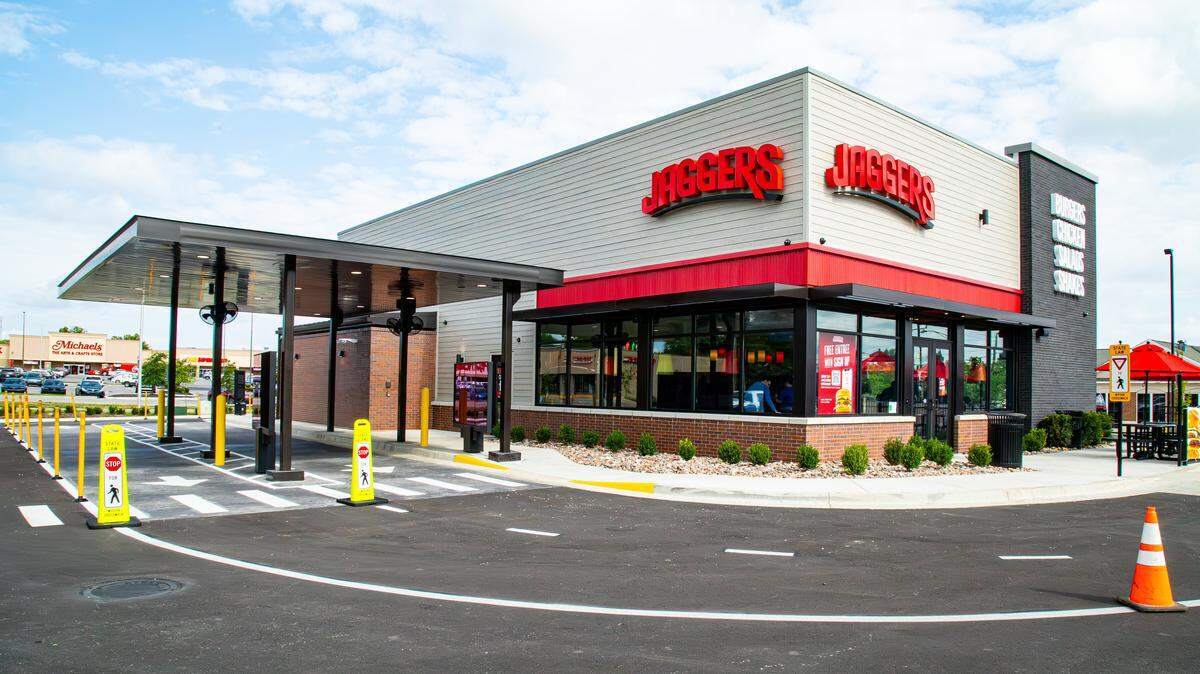 Renderings for a Raleigh Jaggers have not been revealed, but this restaurant in Lexington features a drive-thru, which is planned for the Triangle location.