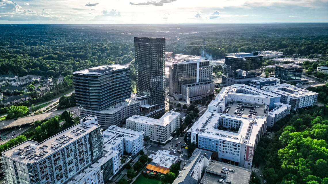 The Park District at North Hills is one area where visitors may have to register to park.