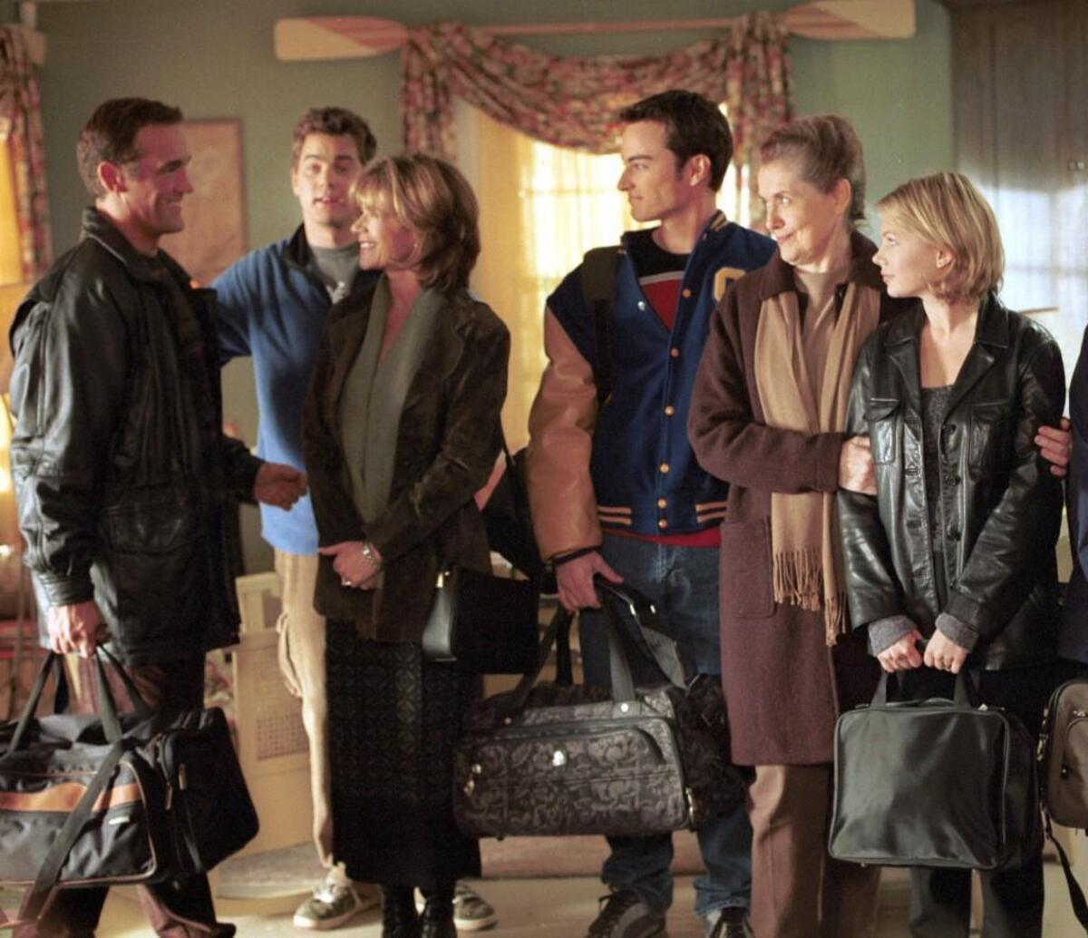 John Wesley Shipp as Mitch, left, in “Dawson’s Creek.”