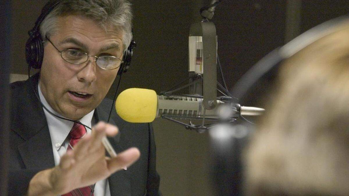 Bill LuMaye, 680 WPTF News talk show host, in an N&O file photo from 2006.