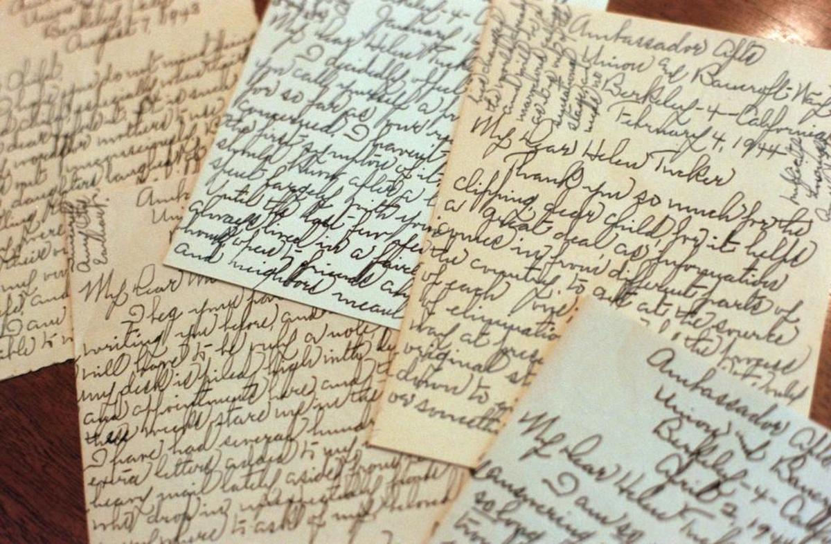 Letters sent to Helen Tucker Beckwith in the 1940s from Amelia Earhart’s mother.