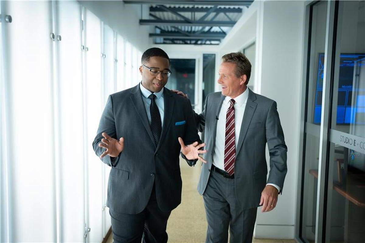 Chris Lovingood, left, began a new role as co-anchor of WRAL Morning News when Jeff Hogan, right, left the station.