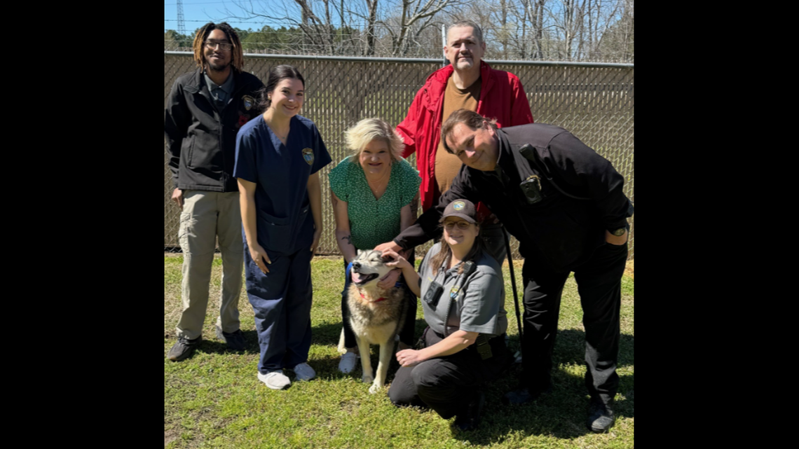 A missing dog had a long-awaited reunion with his family in North Carolina.