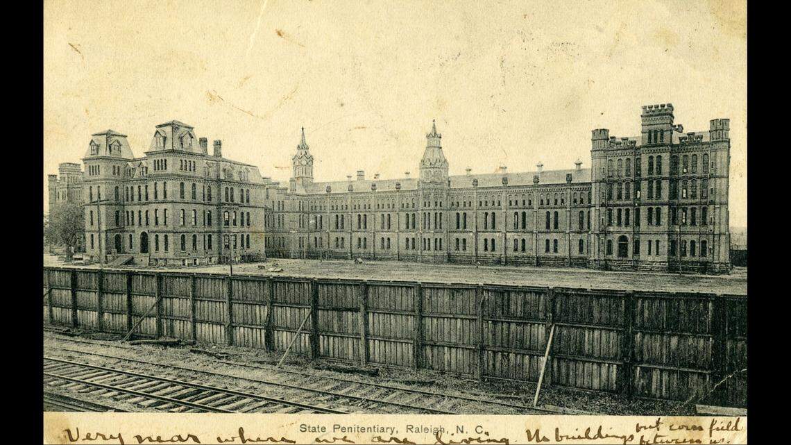Otto Wood was serving time at Central Prison before his last escape, North Carolina historians said. This postcard is believed to be from the early 1900s.