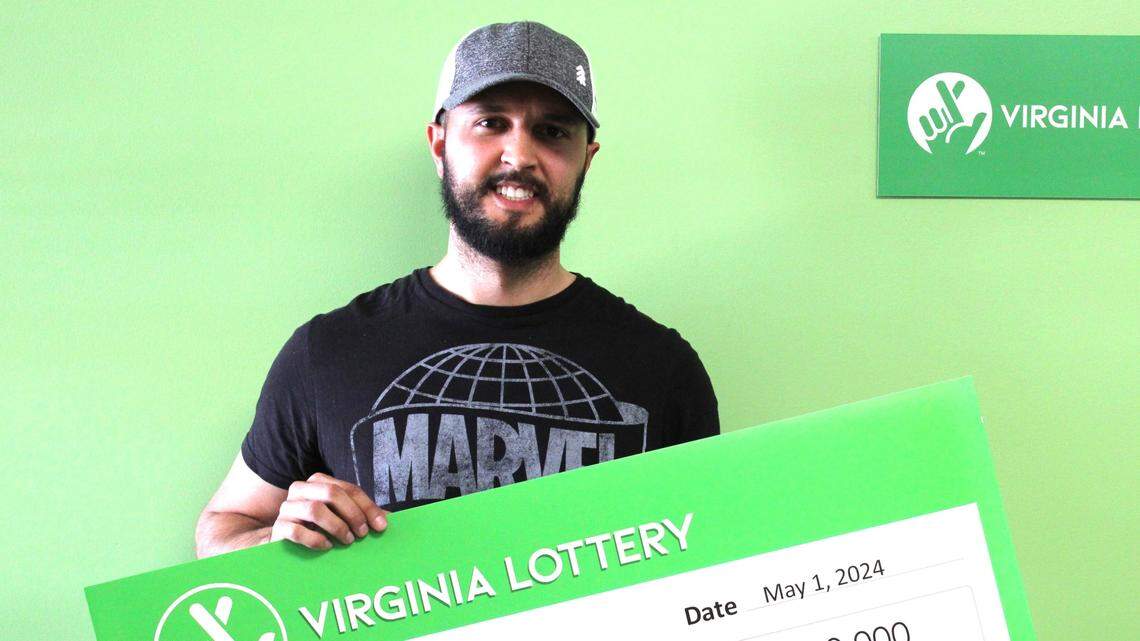 A Virginia man scored a huge Powerball prize after watching the jackpot grow.