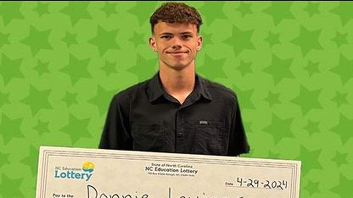 An 18-year-old man trusted his gut and won a huge lottery prize in North Carolina, officials said.