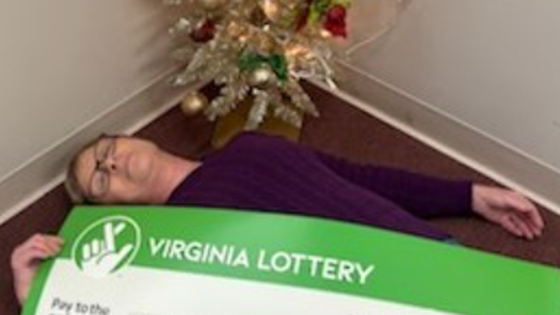 The woman was in complete shock when she saw her large prize, which almost made her faint, she told Virginia lottery officials.