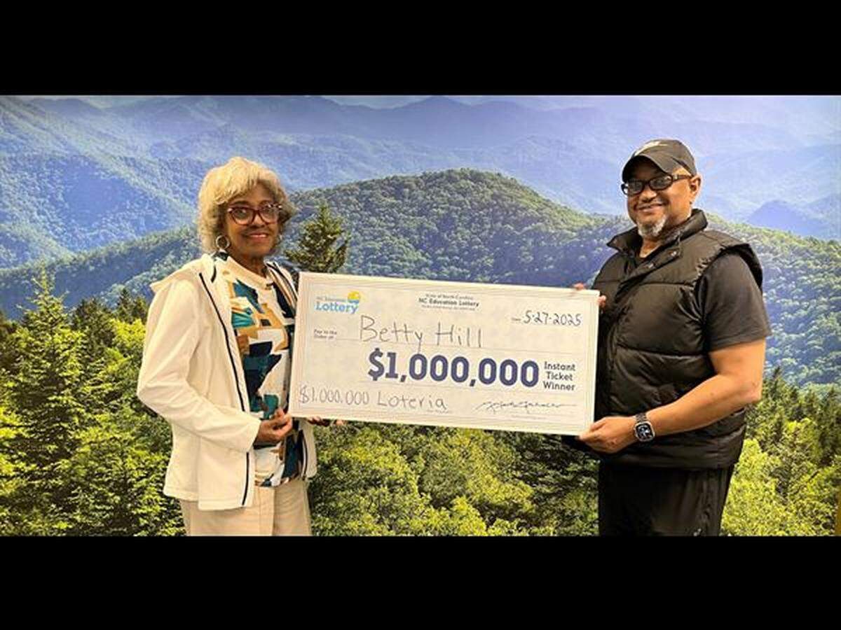 Betty Hill, a South Carolina resident, got quite the surprise when she went to claim her lottery prize at North Carolina Education Lottery headquarters on May 27.