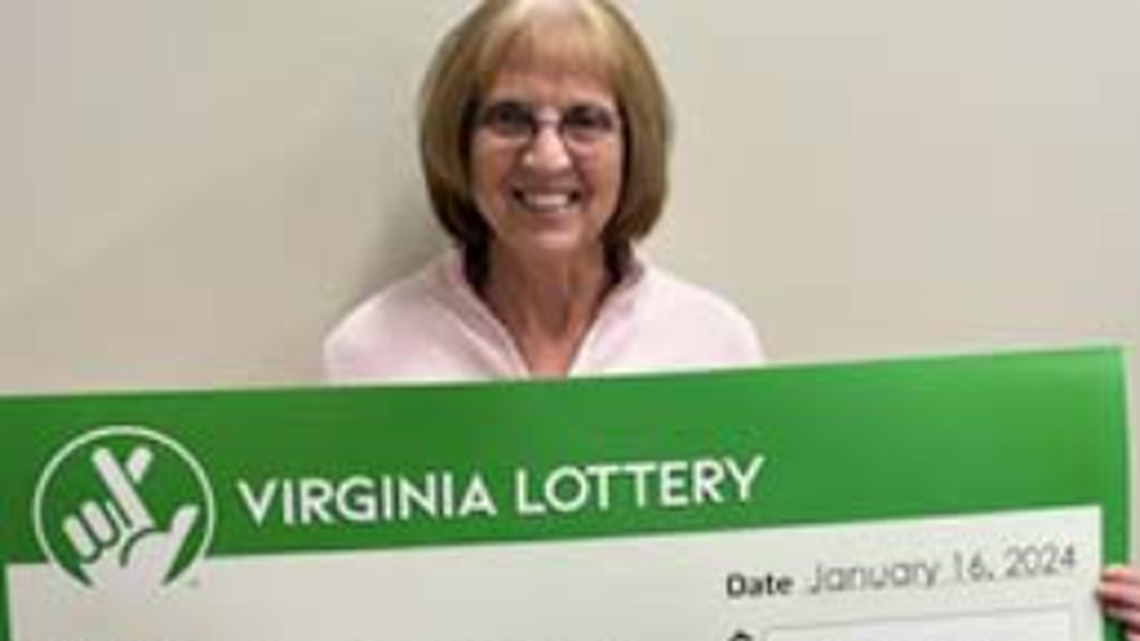 Virginia resident Theresa Baldwin scratched her lottery ticket and revealed six-figure prize, officials said.
