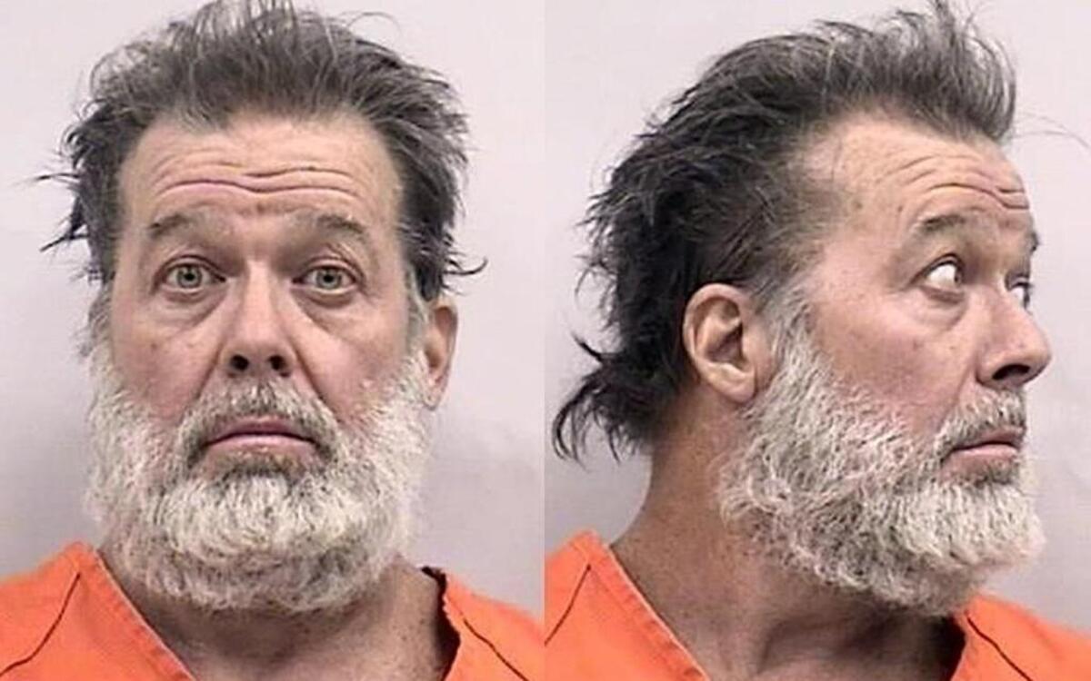 This booking photo released by the Colorado Springs Police Department shows Robert Lewis Dear, 57, the suspect in the November 27, 2015, shooting at a Planned Parenthood clinic in Colorado Springs, Colorado. Police identified Dear as being from North Carolina. Police were questioning Dear for allegedly killing three people, including a police officer, and wounding nine others Friday.