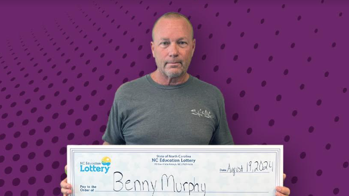 Benny Murphy, a North Carolina lottery player, bought a new home the day before he got richer.