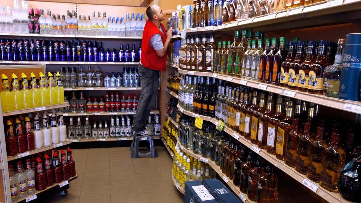 File photo of a liquor store in North Carolina.
