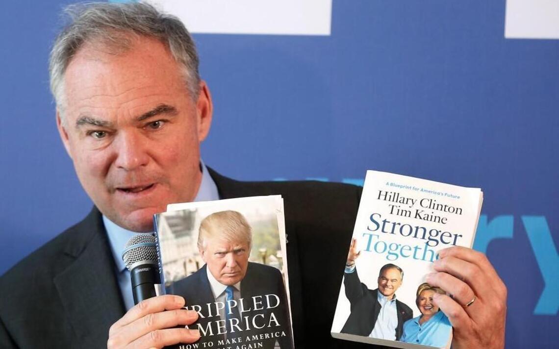 Tim Kaine in Raleigh for vice presidential debate prep