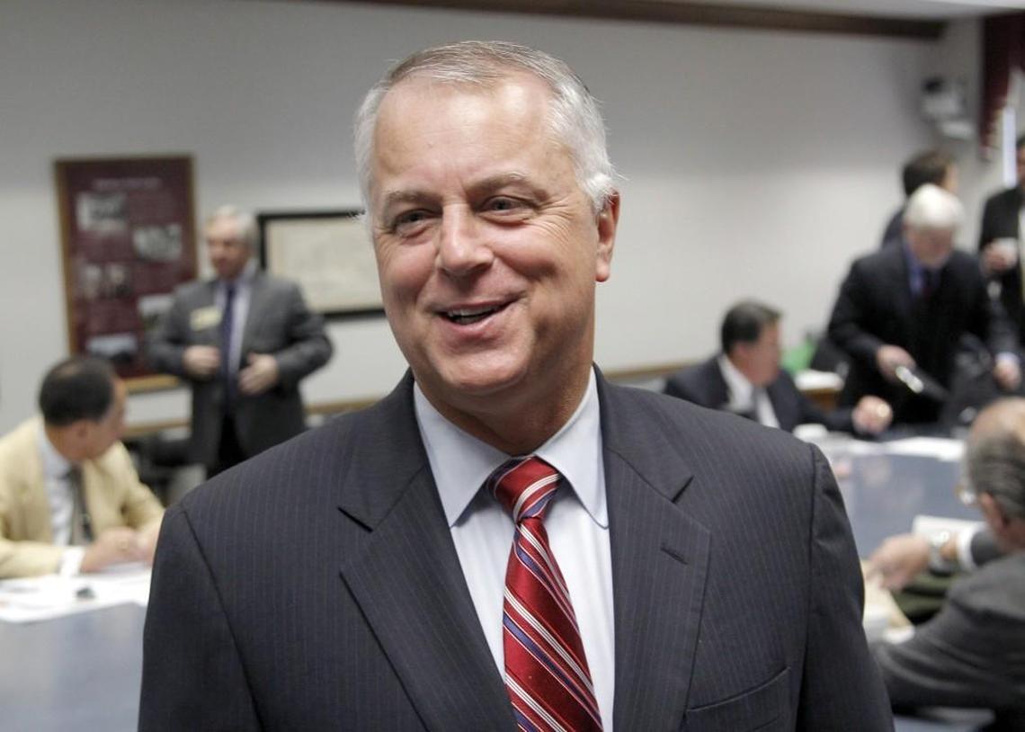 Then-N.C. Secretary of Transportation Tony Tata before a Board of Transportation meeting in Raleigh on Feb. 5, 2015.