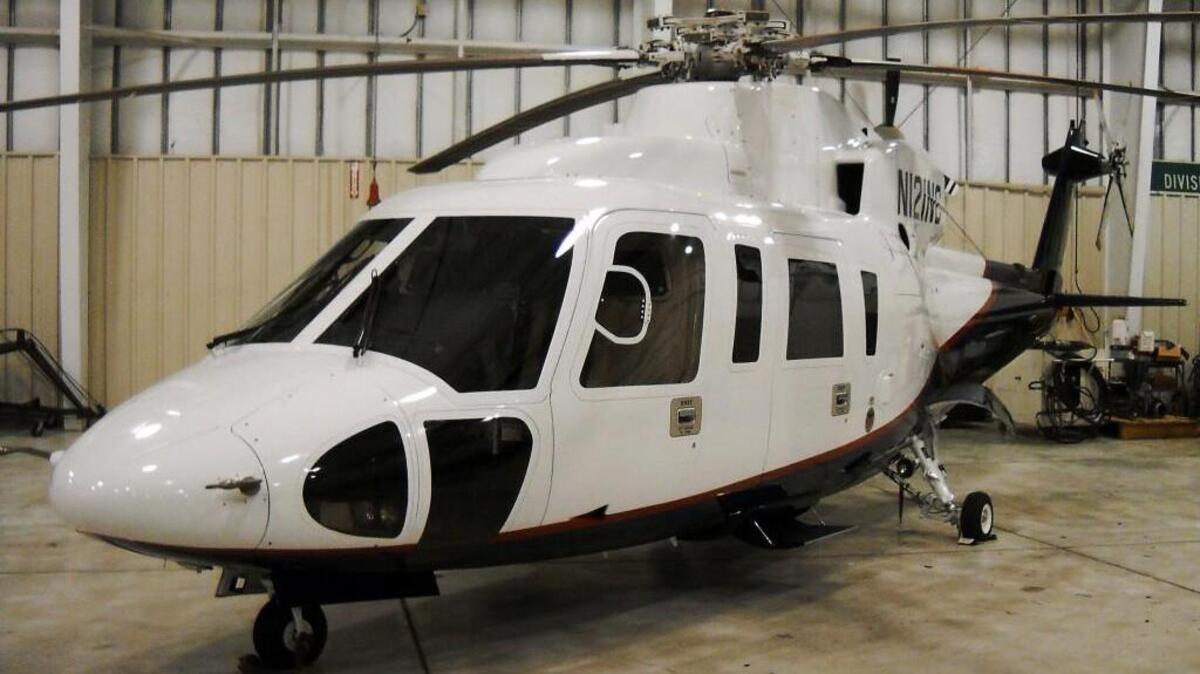 This 1998 Sikorsky S-76 cost $265,000 to operate and maintain in 2013, even though it logged only 14.3 hours in flight.