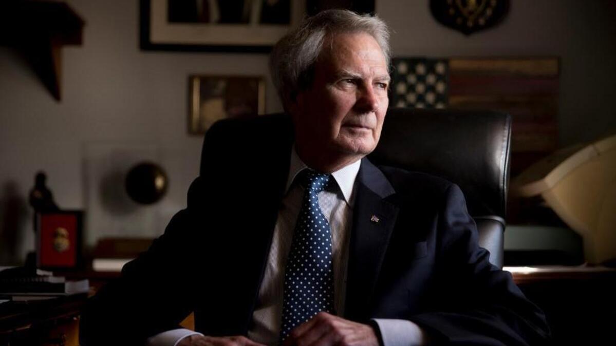 Rep. Walter Jones, R-N.C. poses for a portrait in his office on Capitol Hill, Oct. 25, 2017, in Washington.