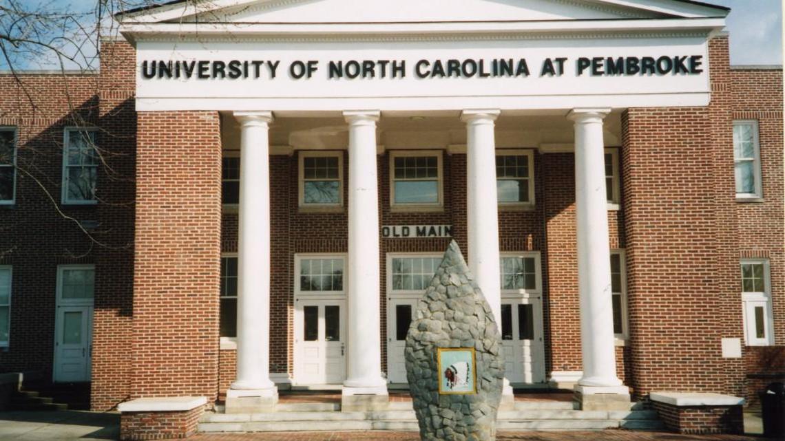 The Native American Resource Center housed in Old Main on the campus of UNC-Pembroke.