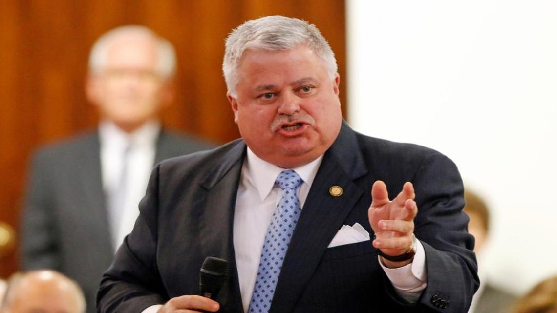Senate Rules Chairman Tom Apodaca oversees the Ways and Means Committee, a sort of inside joke that never meets and is typically where legislation goes to die. A bill to repeal House Bill 2 was sent there on Thursday.