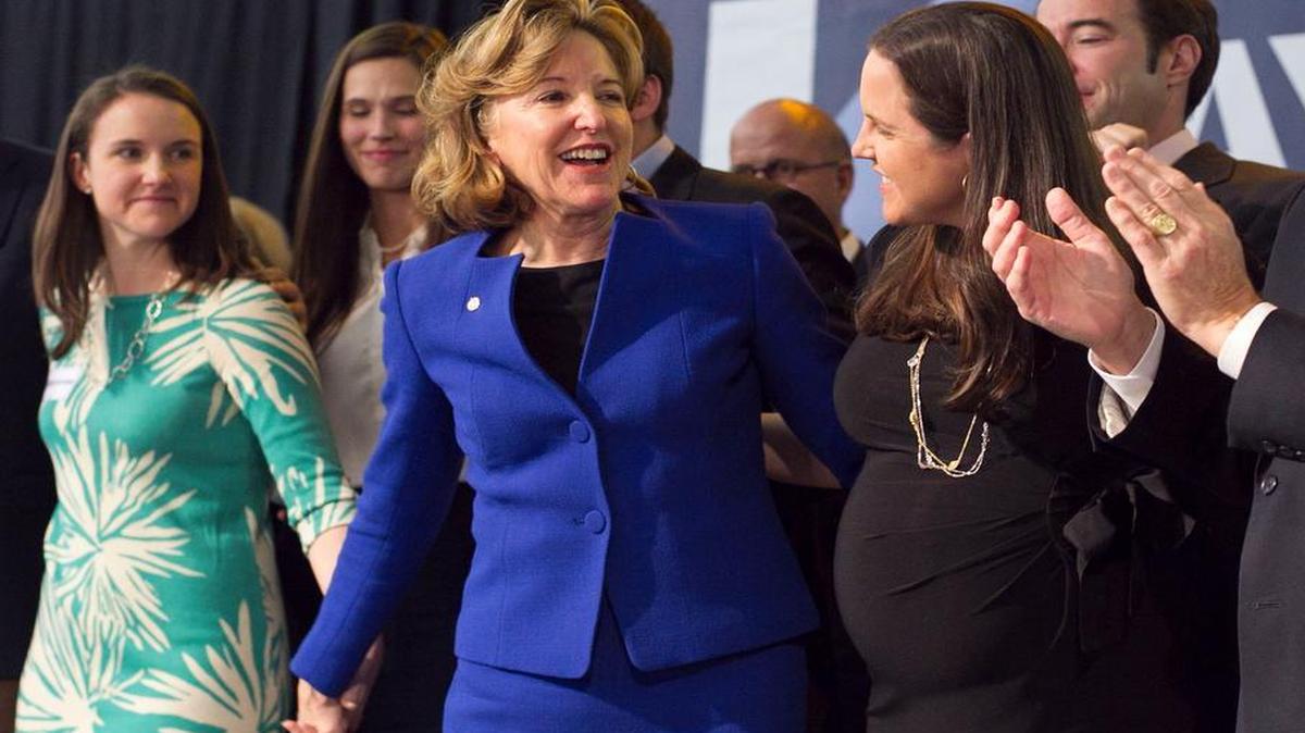 
U.S. Senator Kay Hagan, shown in 2014, says she will not seek to challenge U.S. Sen. Richard Burr in 2016.
