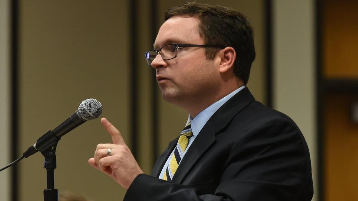 John Branch speaks on behalf of Gov. Pat McCrory’s campaign at the N.C. State Board of Elections during a hearing considering legal questions related to election protests on Tuesday, Nov. 22, 2016. Branch is the new chairman of the State Ethics Commission.