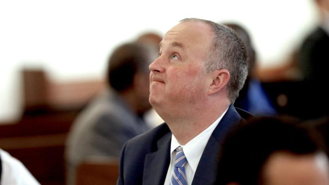 This Jan. 25, 2017, file photo shows Darren Jackson, Democratic leader of the NC House, on the floor of the House at the Legislative Building in Raleigh. Rhonda Allen, a Republican firearms trainer, on Feb. 28, 2018 filed to run for his District 39 seat.