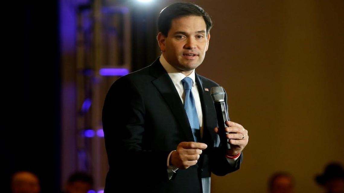 Republican presidential candidate Sen. Marco Rubio, R-Fla., speaks during a rally in Dallas, Wednesday, Jan. 6, 2016.