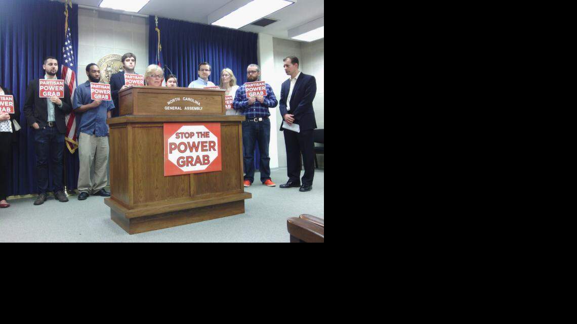 
Opponents of a plan to change how Wake County Commissioners are elected held a news conference Thursday to highlight polling results.
