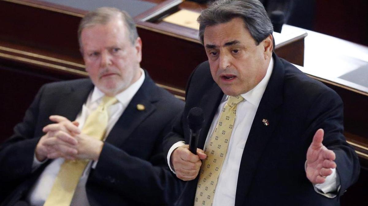 NC Senate leader Phil Berger left, and former Sen. Bob Rucho are among those named in a lawsuit in which 28 N.C. legislative distircts were found to be racially gerrymanders.