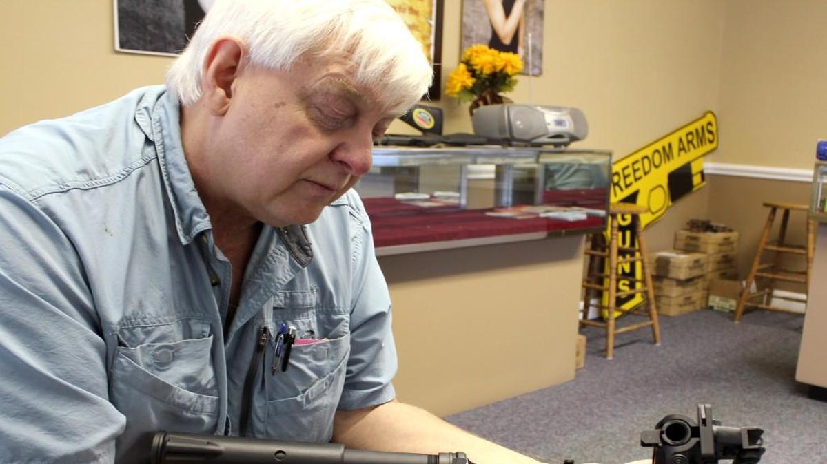 Dennis Nielsen, who owns a gun store in Clayton, is running for the N.C. House seat currently held by Rep. Leo Daughtry.