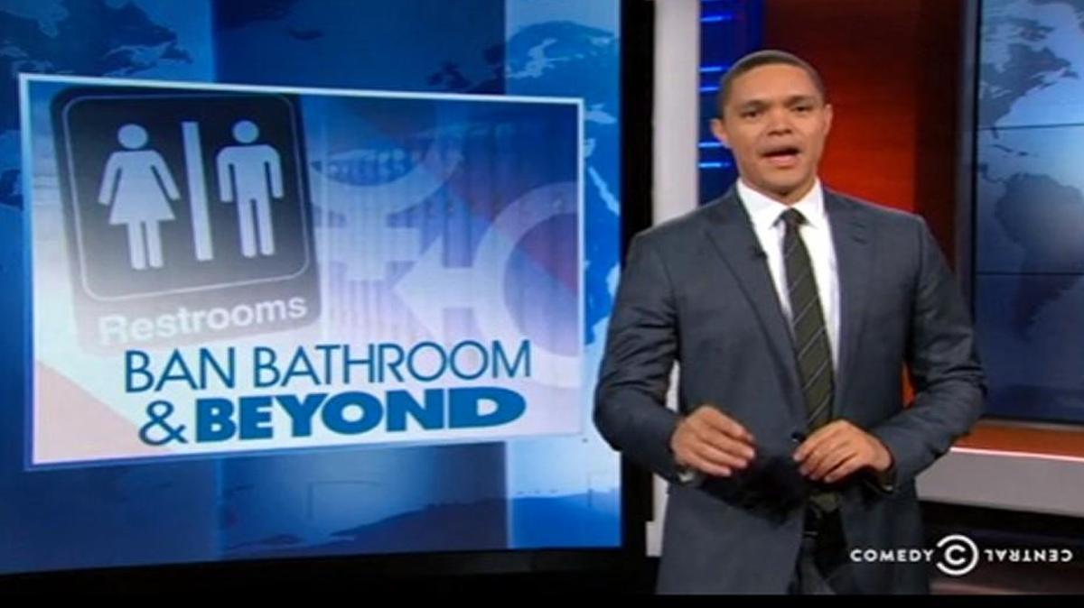 “It’s like proposing a law to kill all kittens and calling it the Bird Protection Act,” Comedy Central’s Trevor Noah said in a “Daily Show” segment about HB2.