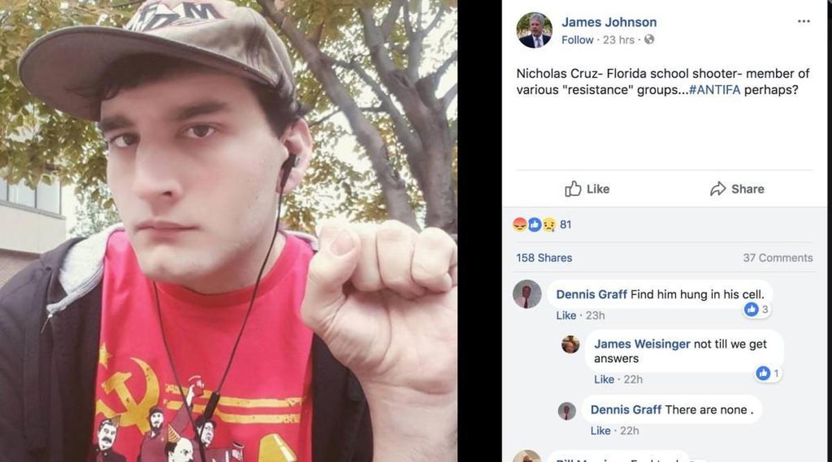 This man has no resemblance to the suspected Florida school shooter, according to Snopes.