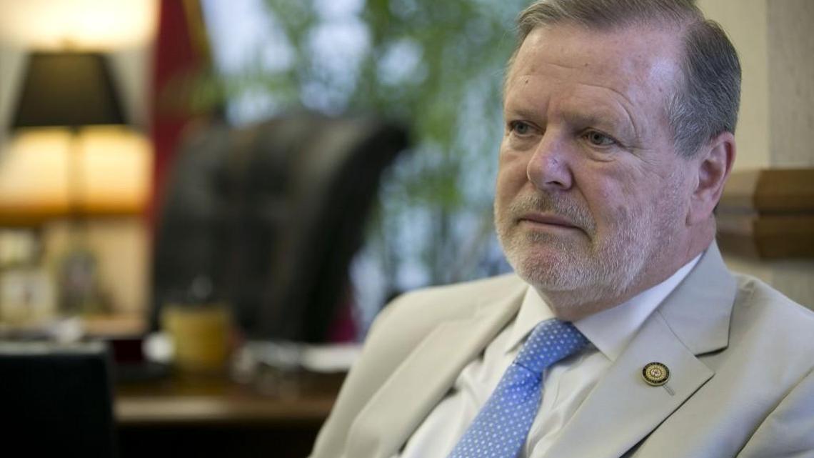 North Carolina Senate President Pro Tempore Phil Berger during an interview in his Raleigh office on May 23, 2017.