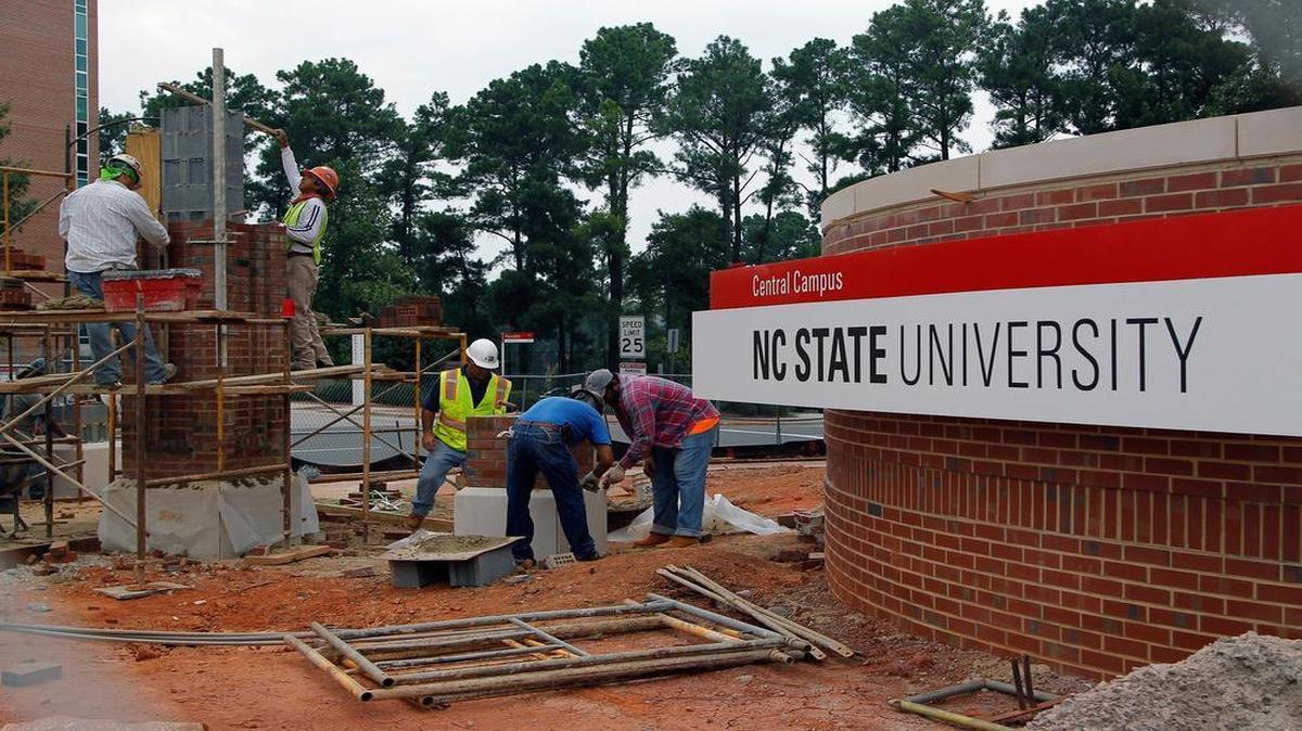 
The N.C. House bond package includes nearly $900 million for construction at UNC system campuses like N.C. State University.

