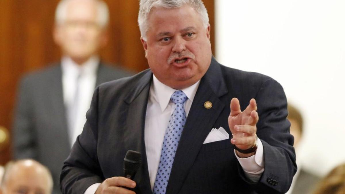 
Sen. Tom Apodaca, R-Hendersonville, tells Senate Democrats to remember who was in charge a few years ago, creating the state’s budget problems.

